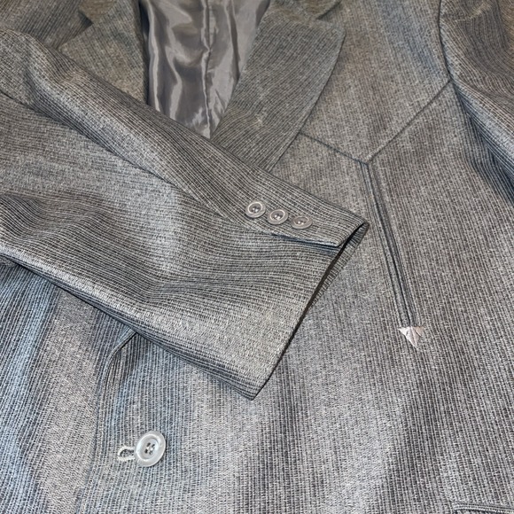 Mesquite Blazer Men 50 Gray‎ Niver Western Wear Rodeo Ranch Rockabilly Cowboy - Picture 10 of 12